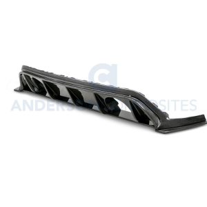 Ford Focus RS Rear Diffuser - Anderson Composites - Type-R - Matte Black - `16-`18